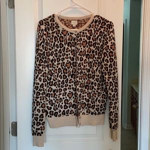 Leopard Print Cardigan